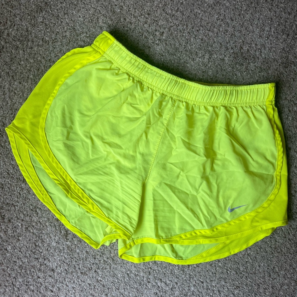 Women's Nike Dri-Fit Yellow Shorts